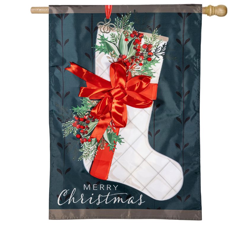 Christmas Stocking House Flag
